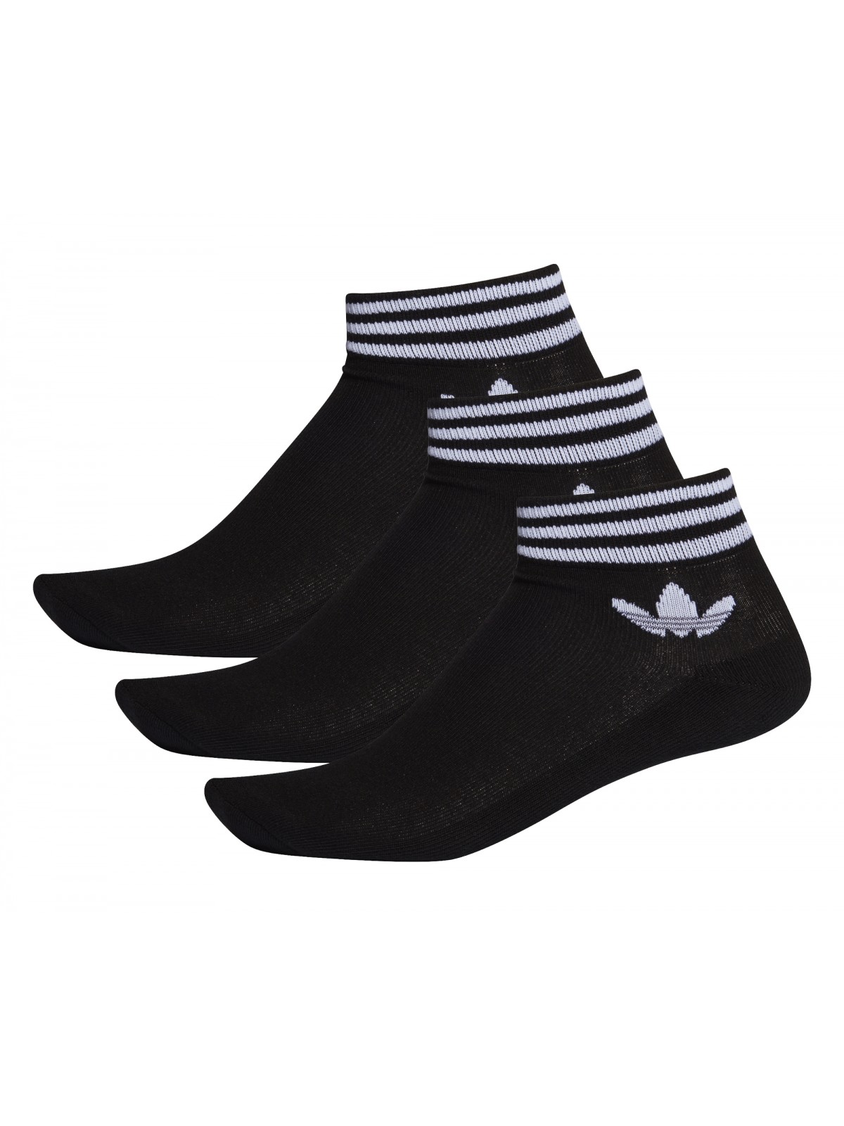 ADIDAS Chaussettes trefoil noir / blanc