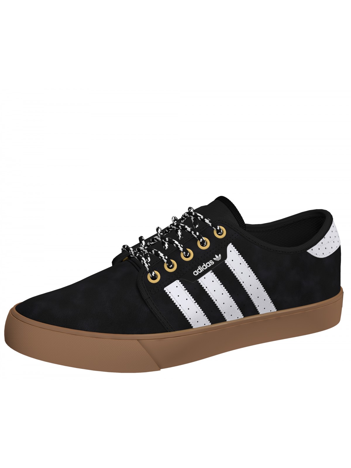 ADIDAS Seeley suède noir / blanc