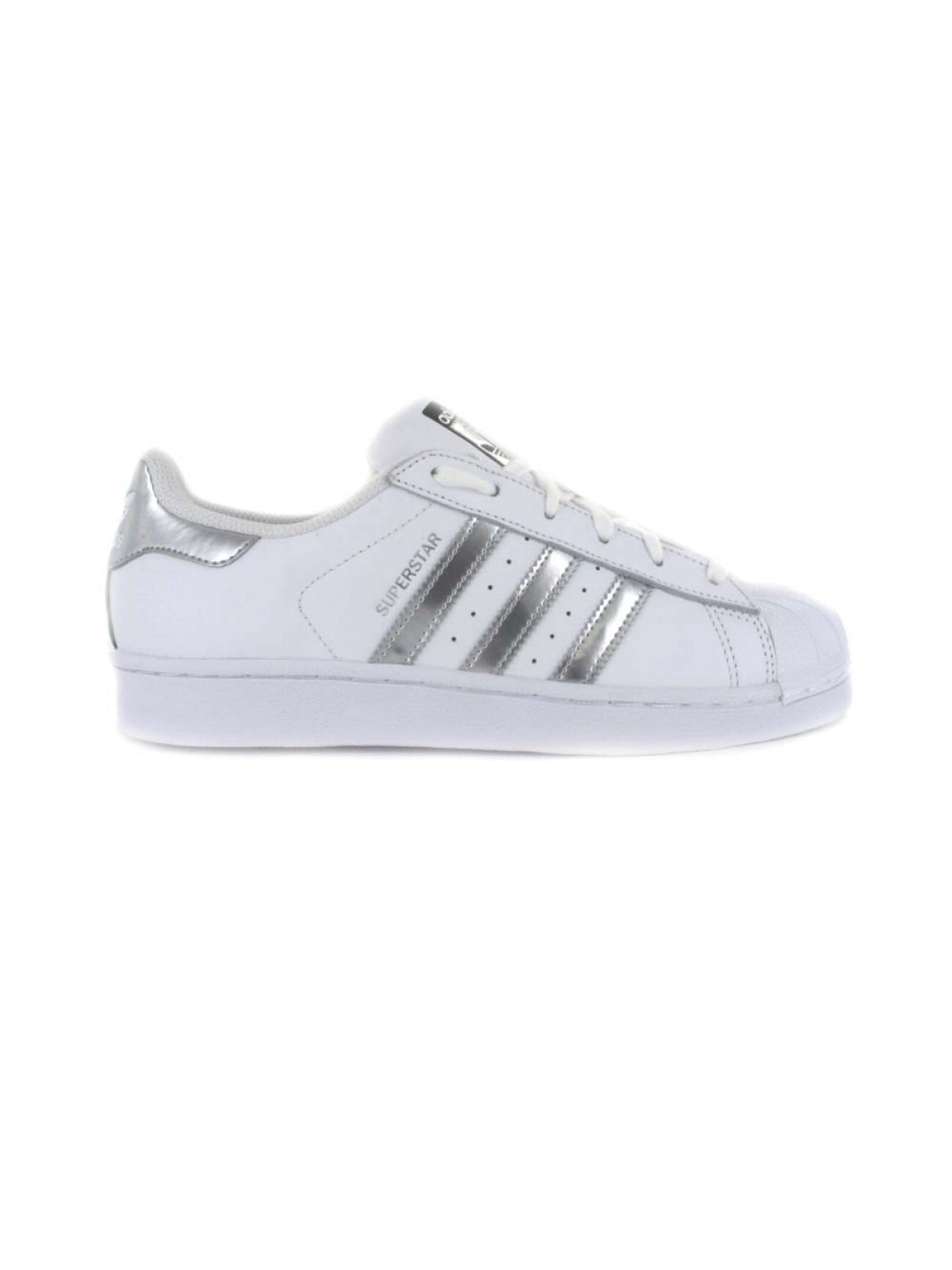 ADIDAS Superstar cuir blanc / argent