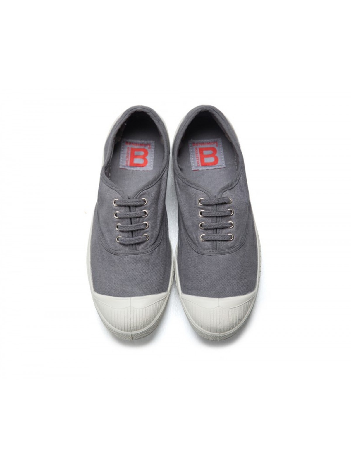 Bensimon tennis lacet gris moyen