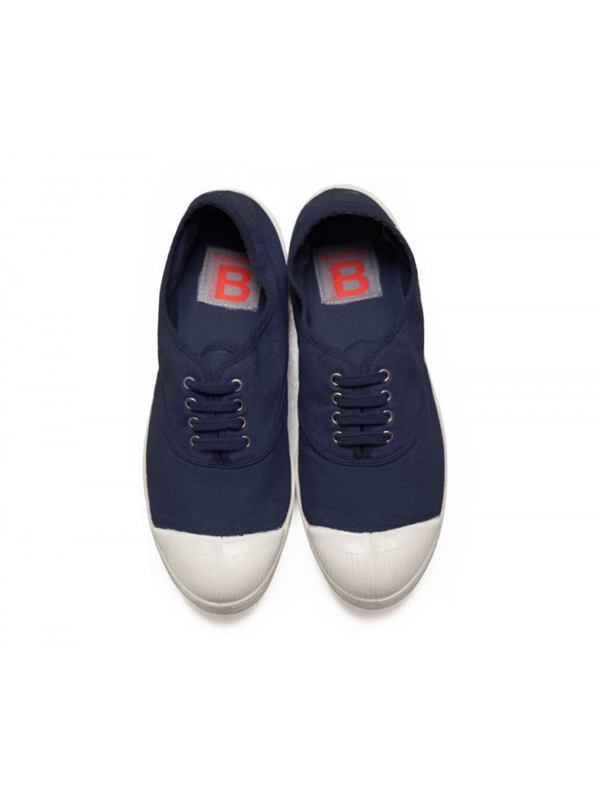 Bensimon tennis lacet marine