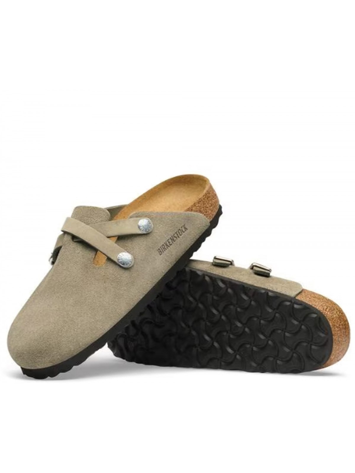 Birkenstock Blair D buckle suède taupe
