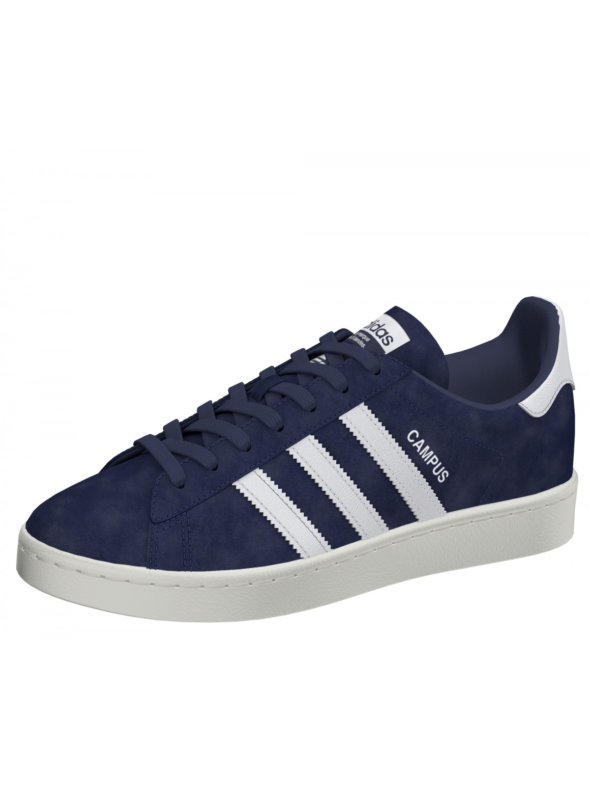 ADIDAS Campus Kids suede marine blanc