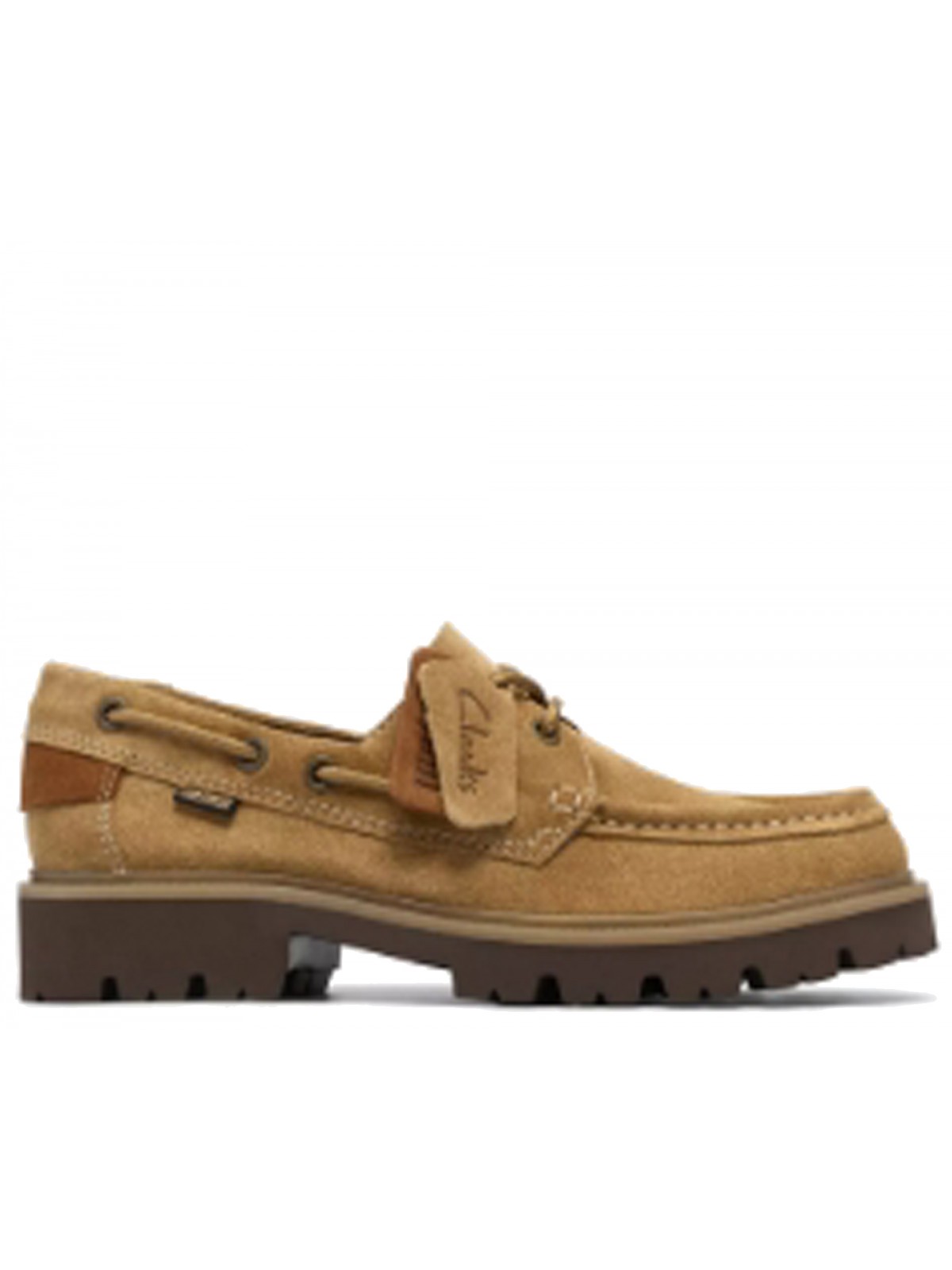 Clarks Cleyhill boat suède weat