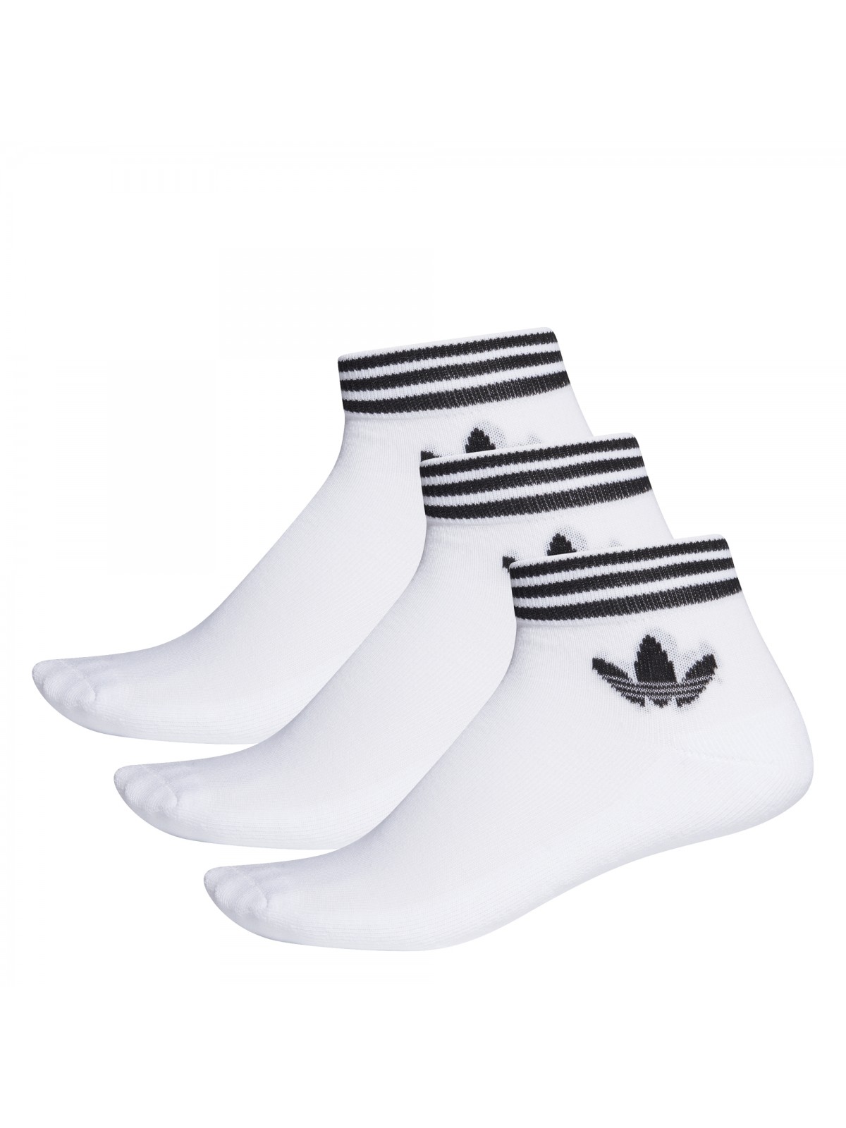 ADIDAS Chaussettes trefoil blanc / noir