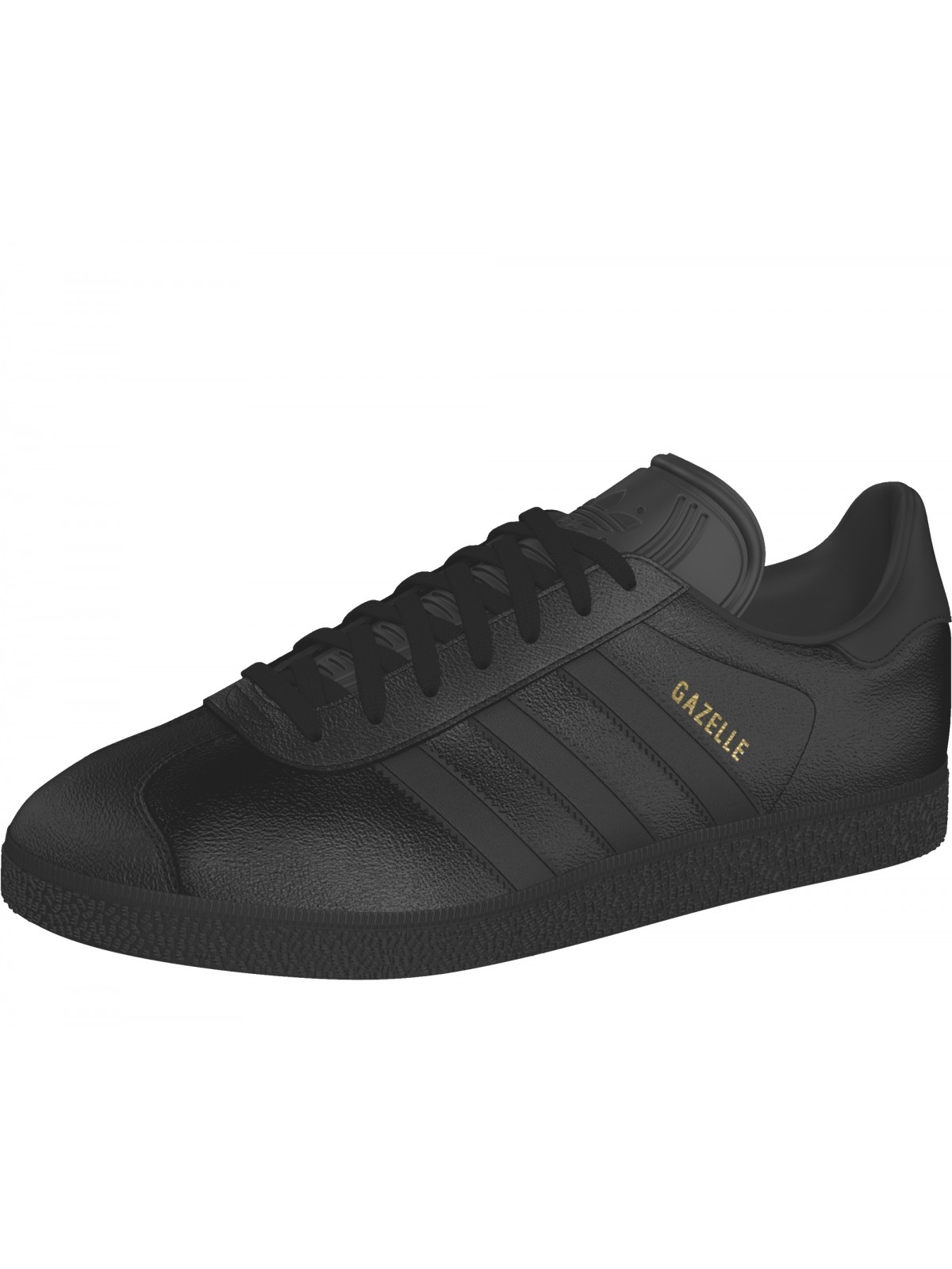 ADIDAS Gazelle cuir monochrome noir (Gazelle 2)