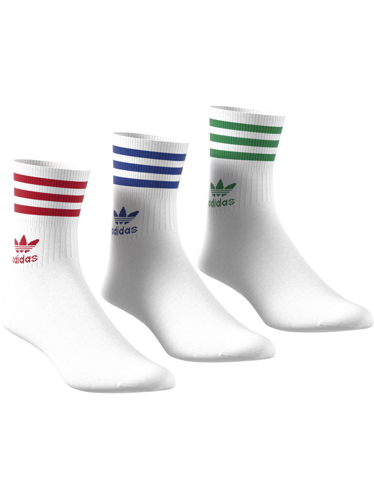 ADIDAS Chaussettes Mid Crew tricolor