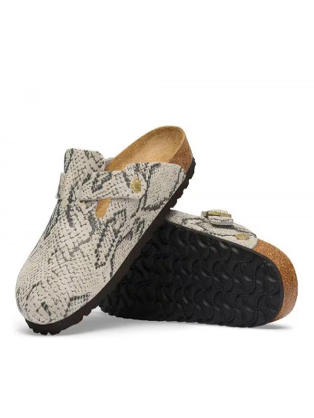 Birkenstock Boston suède snake