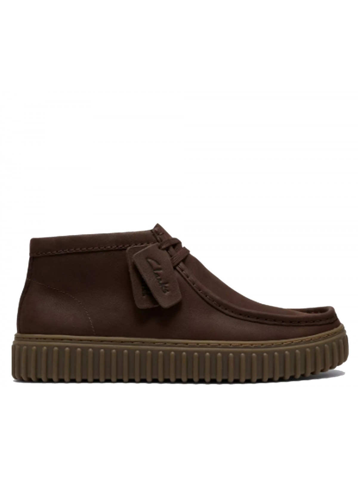 Clarks Torhill hi cuir brown