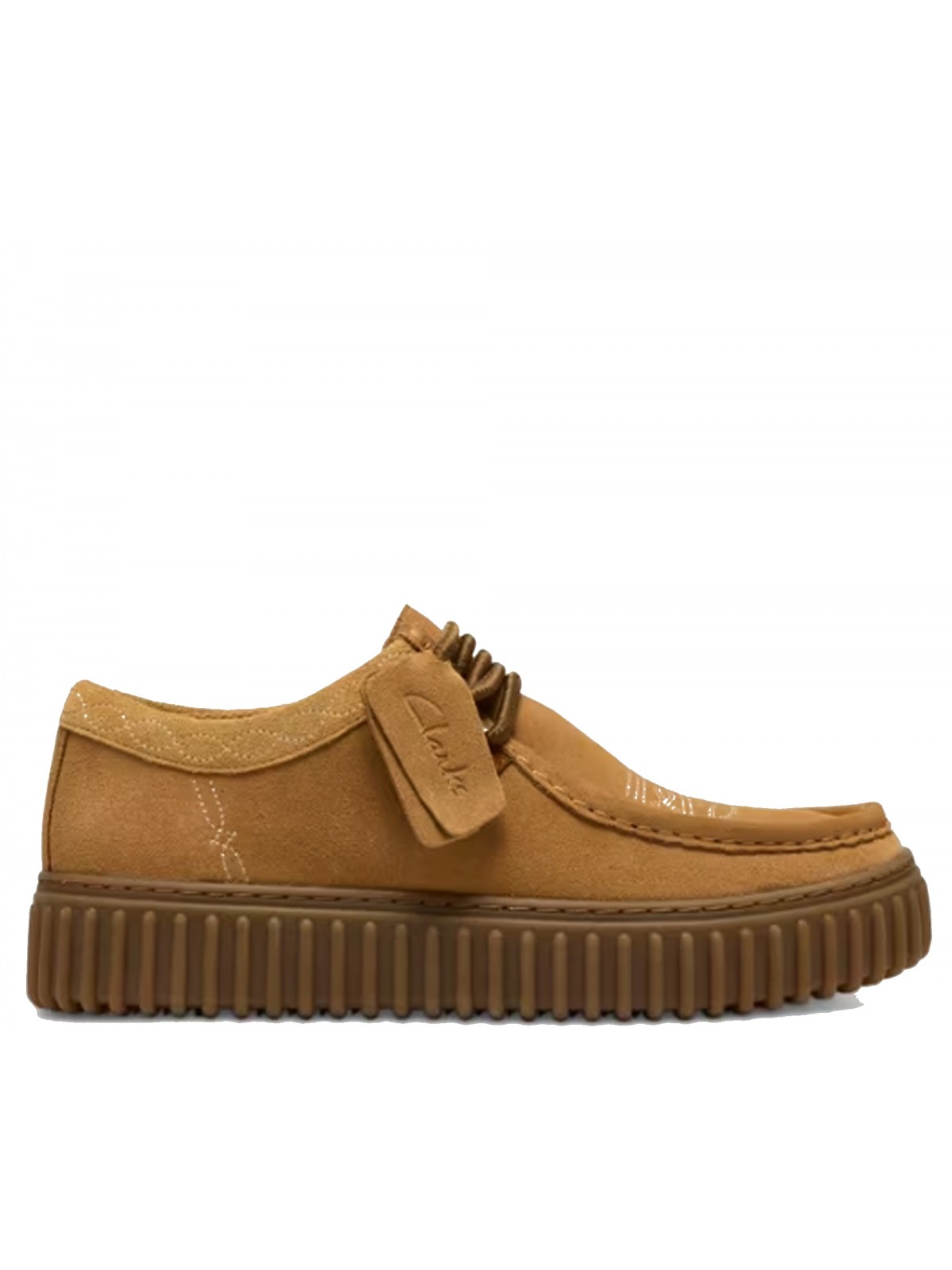 Clarks Torhill low suède wheat