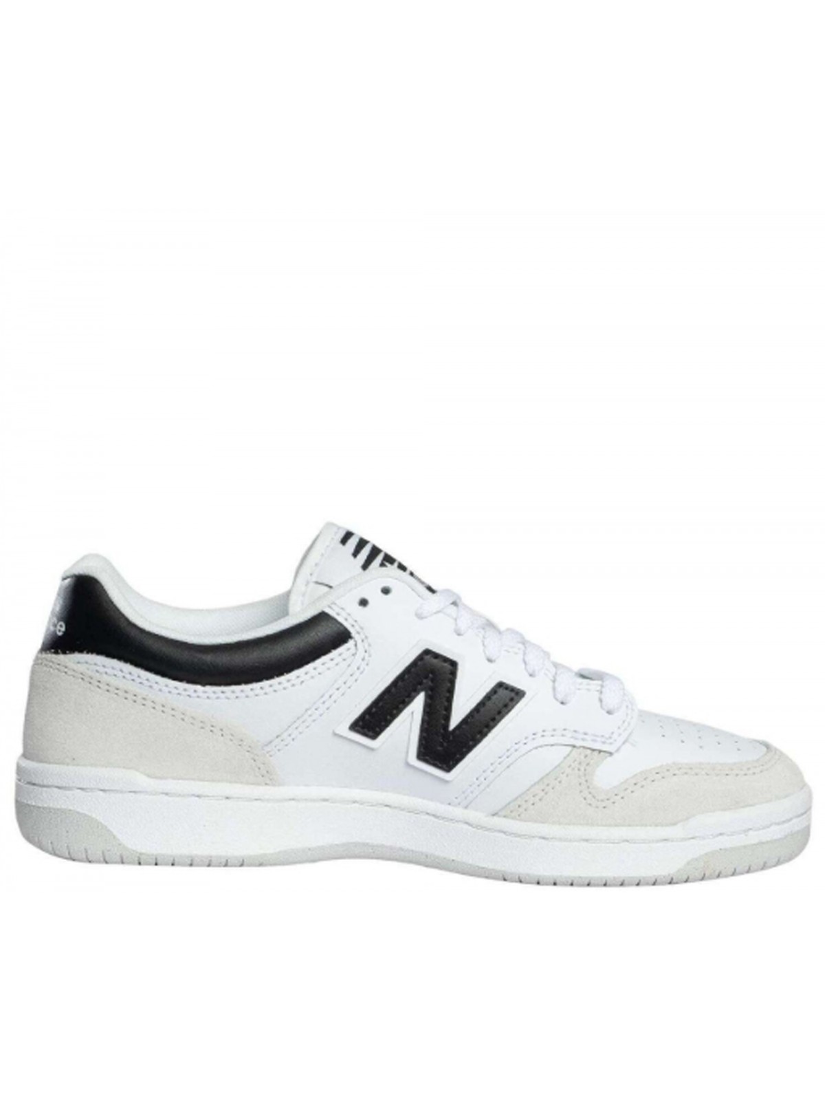 New Balance 480 cuir blanc noir