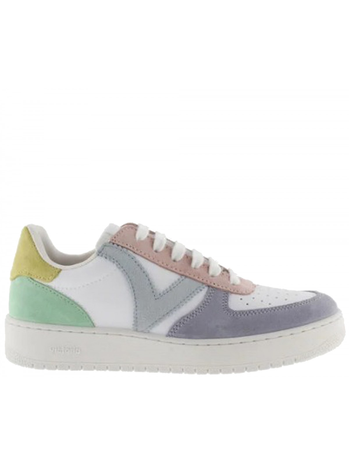 Victoria Madrid cuir multicolore  blanc / lilas