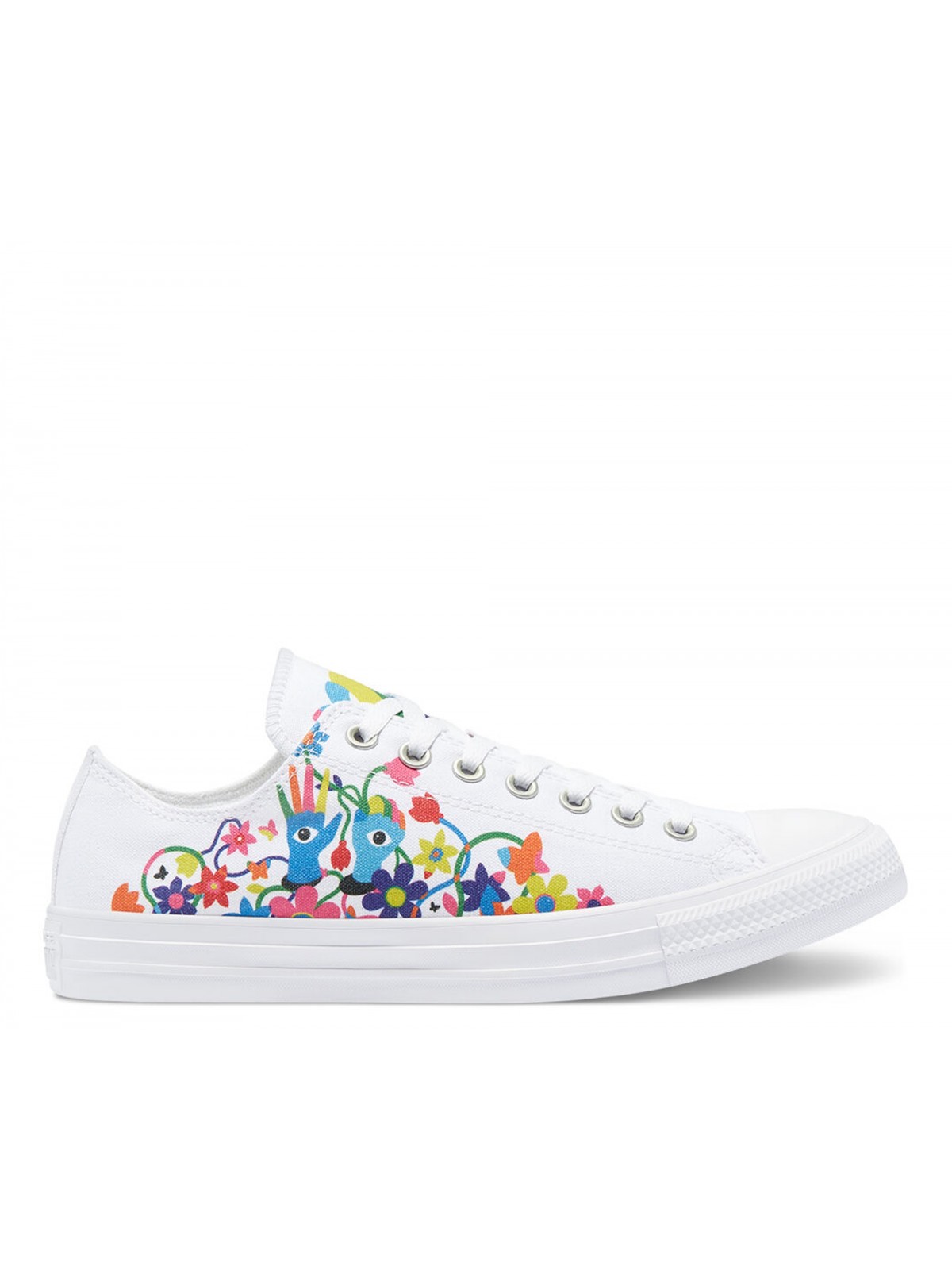 Converse Chuck Taylor all star toile basse arc en ciel