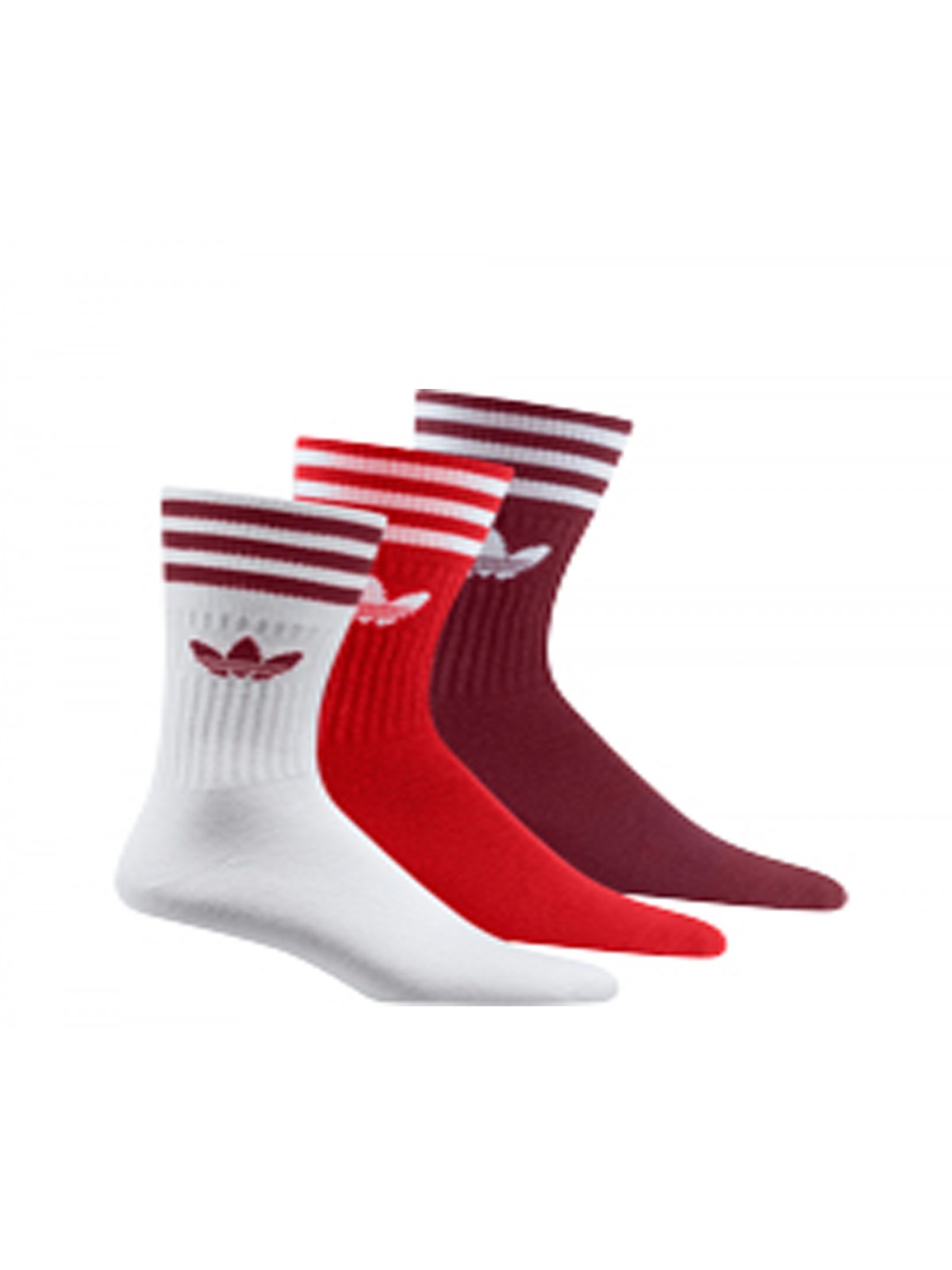 ADIDAS Chaussettes hautes Crew bordeaux / blanc - Marques