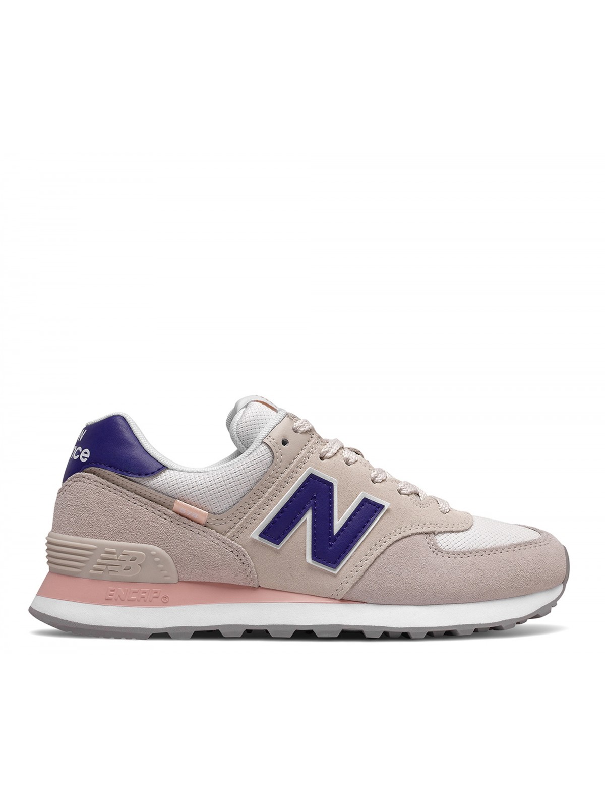 New balance 574 creme on sale