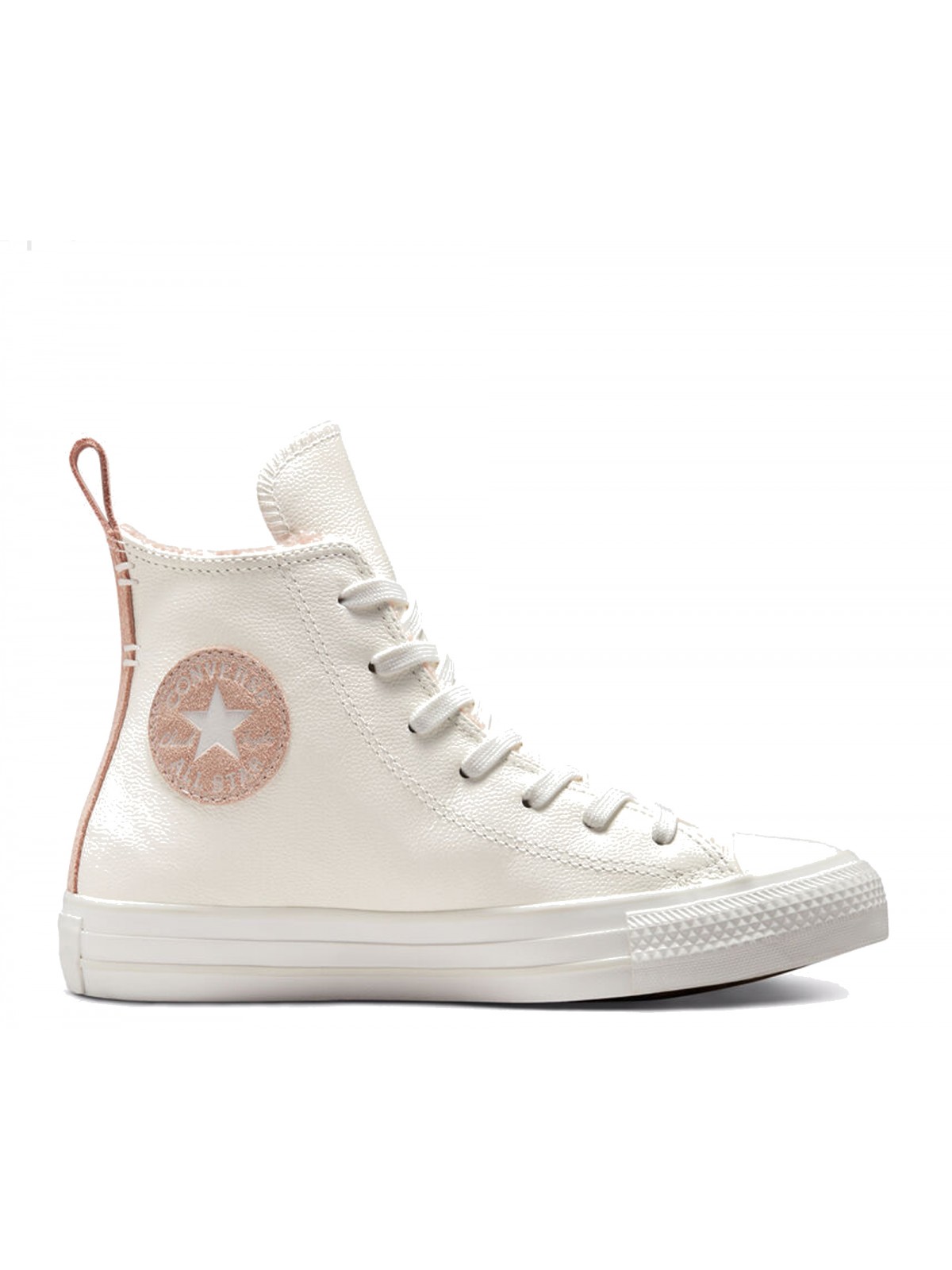 Converse blanche semelle rose best sale