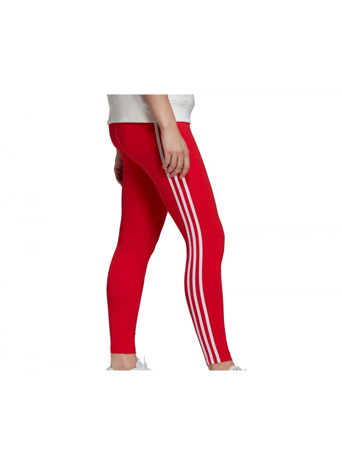 ADIDAS HD2348 Legging 3 bandes rouge