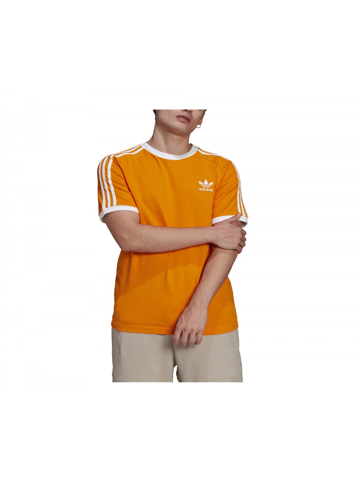 ADIDAS HE9551 Tee- Shirt 3 bandes orange