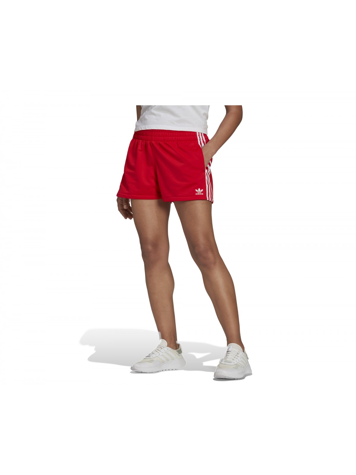 Short rouge adidas deals