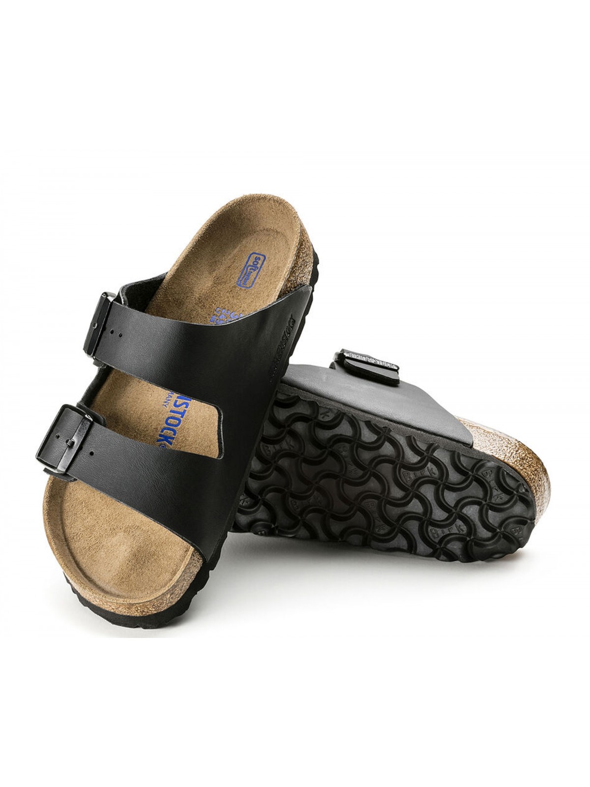 Birkenstock Arizona black Lit de pied souple