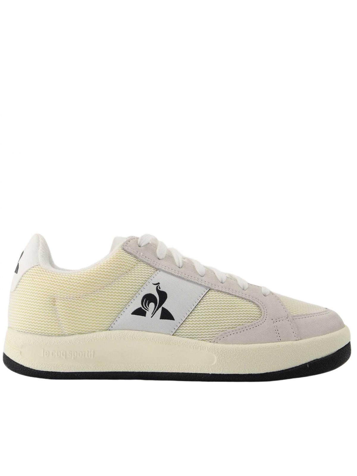Le Coq Sportif Arthur Ashe mesh blanc noir Promotions