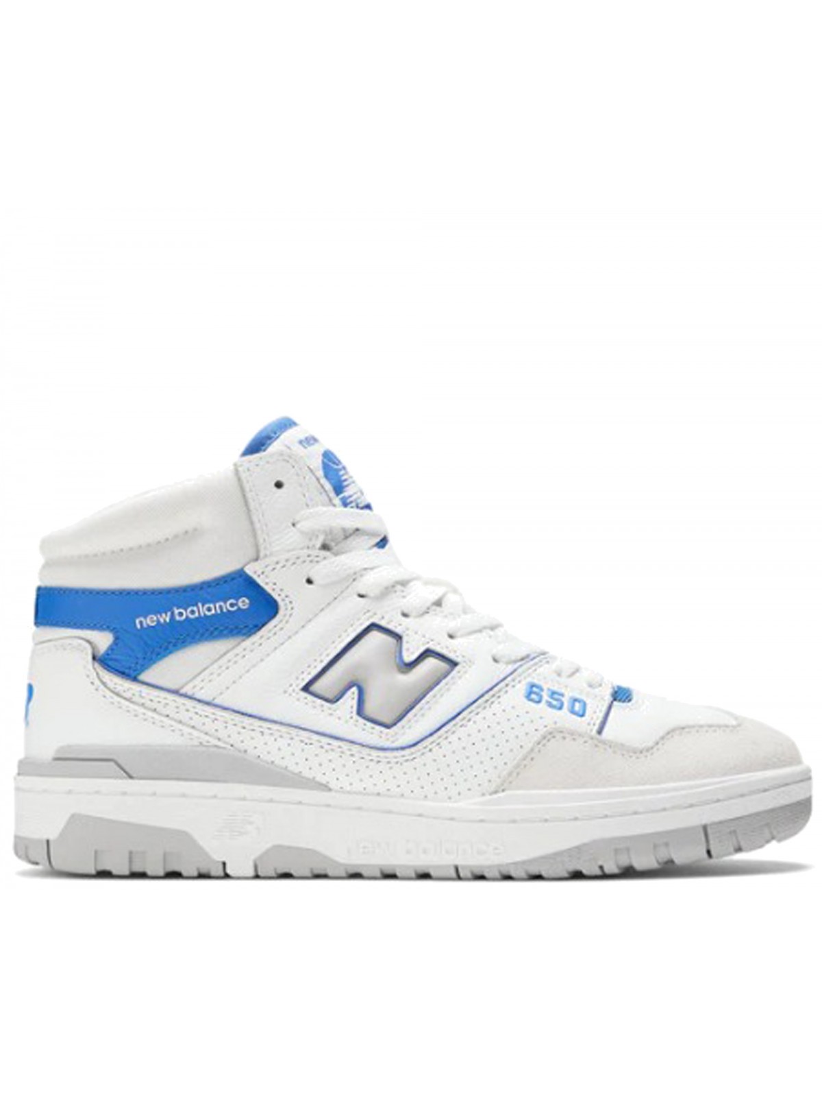 New Balance BB650 cuir white / marine