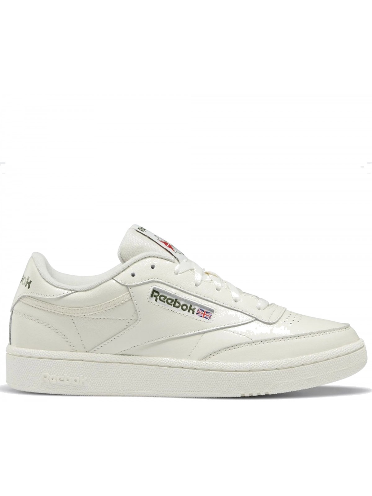 REEBOK Club C85 cuir crème / kaki