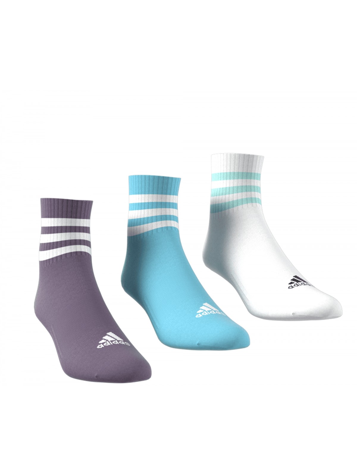 ADIDAS Chaussettes IJ8263 violet / turquoise /blanc