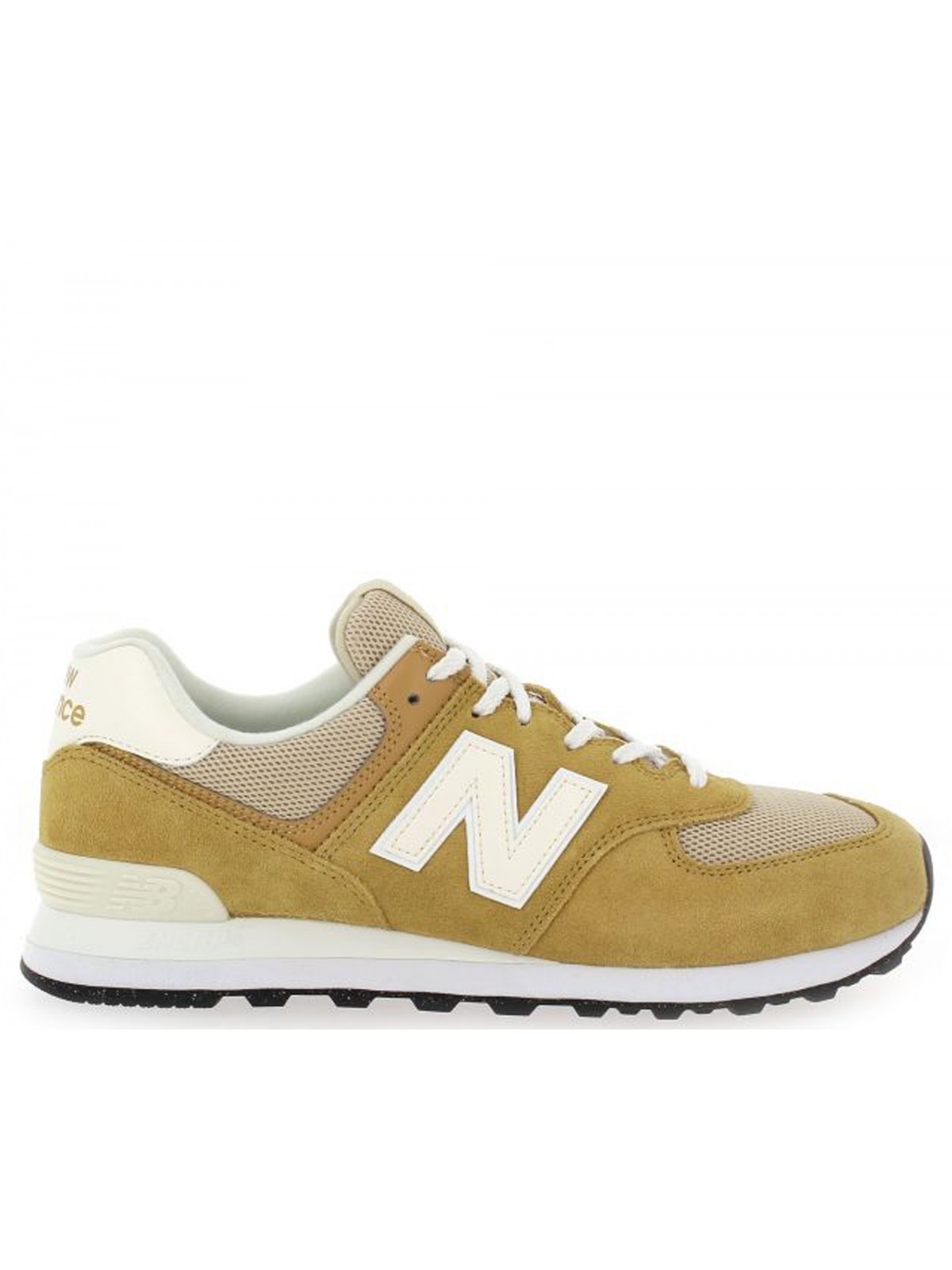 New Balance U574 suède cognac