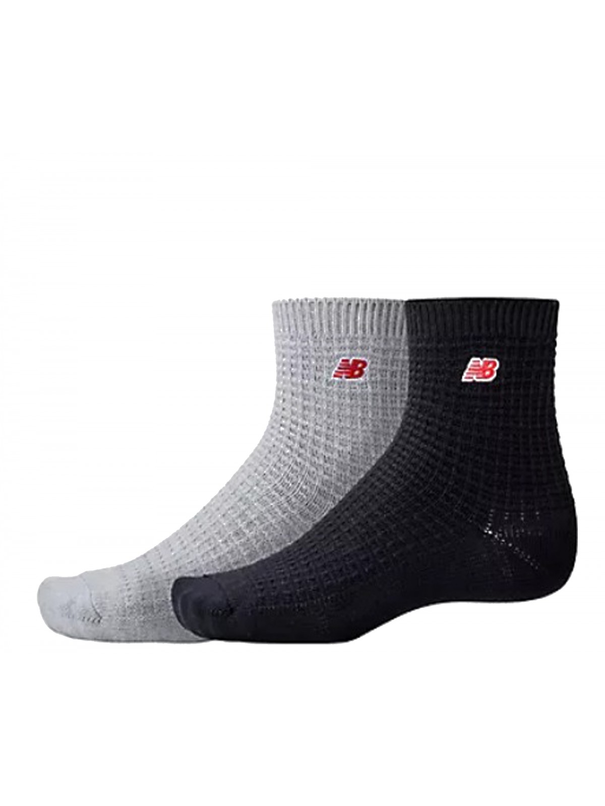 New Balance Chaussettes Waffle gris / noir