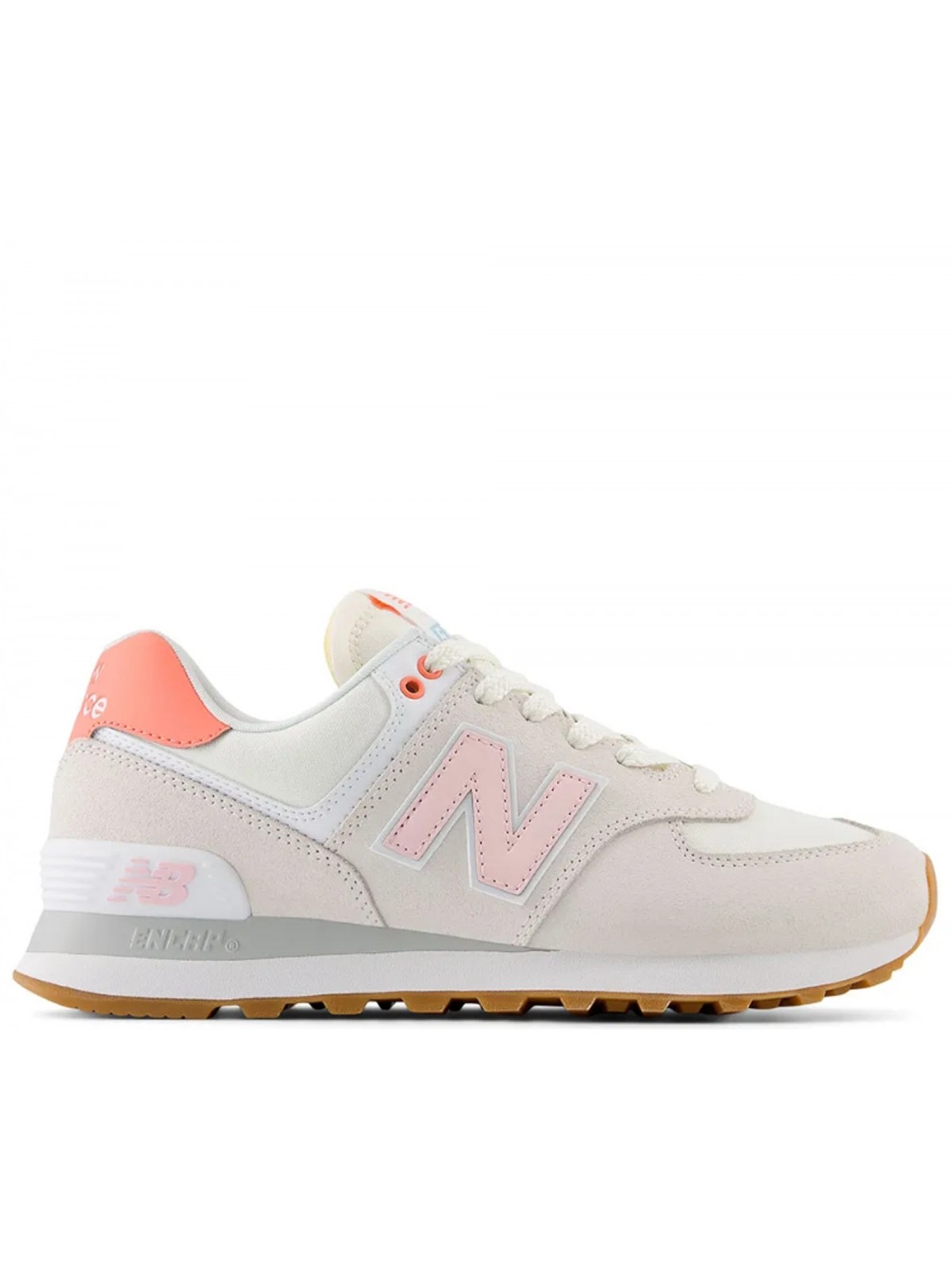 New Balance WL574 suède reflective
