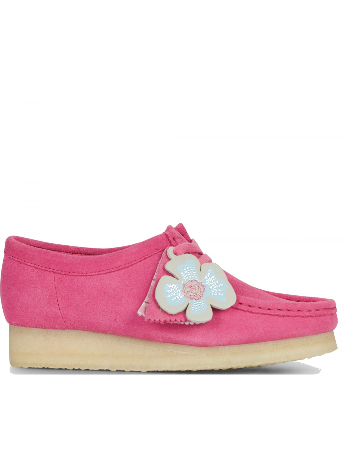 Clarks Wallabee suéde pink interest