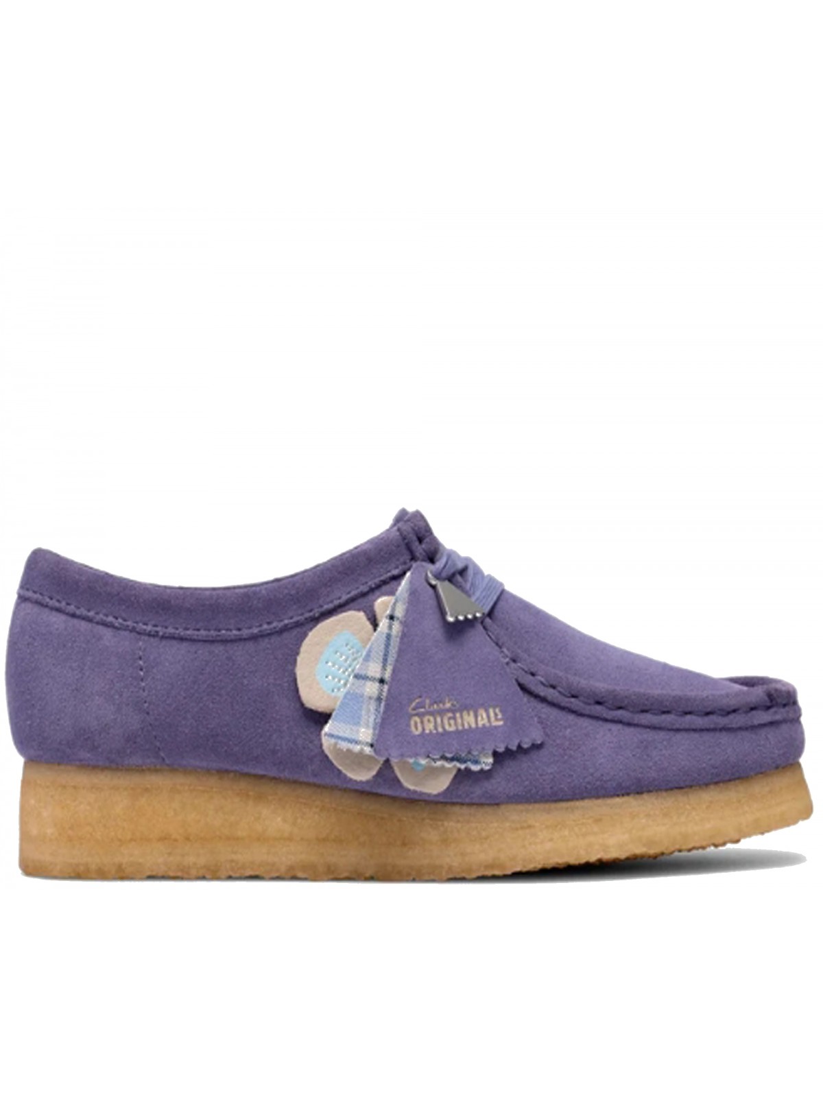 Clarks Wallabee suéde purple interest
