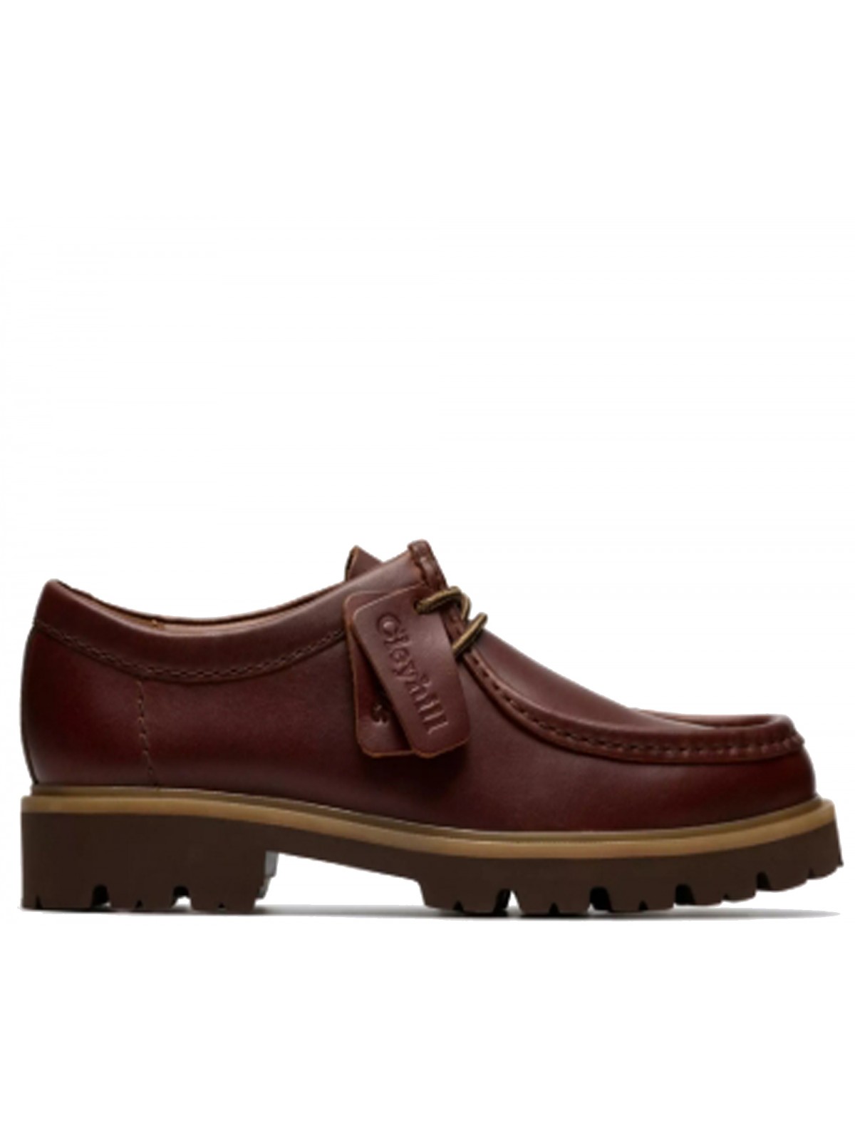 Clarks Cleyhill seam cuir brown