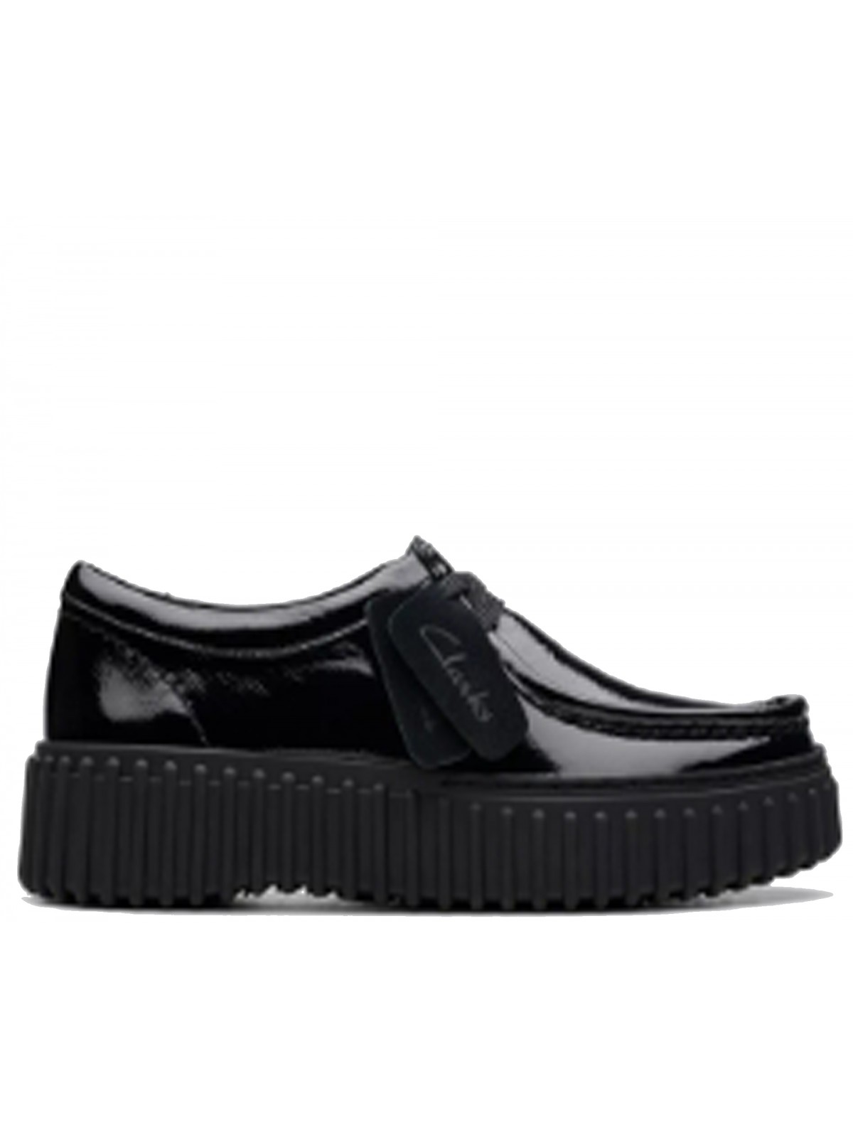 Clarks Torhill bee black patent