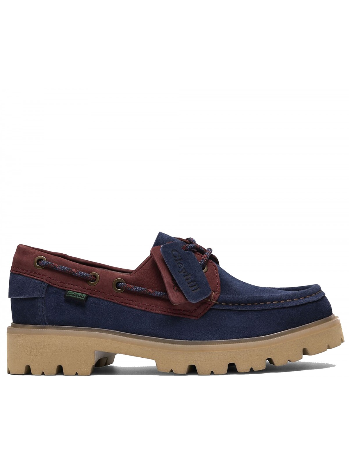 Clarks Cleyhill boat suède navy