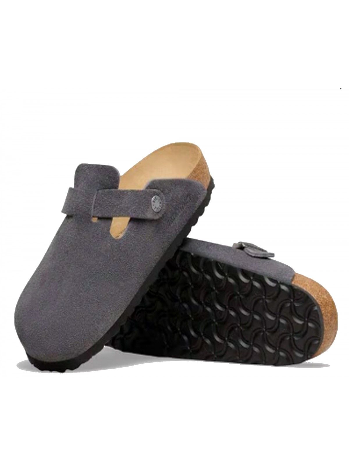 Birkenstock Boston suède charcoal
