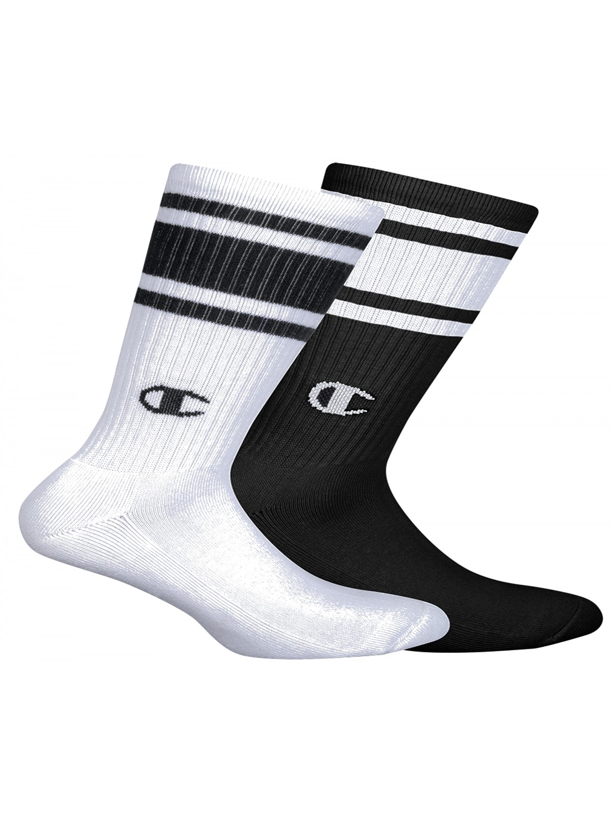 Chaussettes homme - Champion - Chaussettes hautes - Pack de 3 - Taille 35/38  - Zwart/