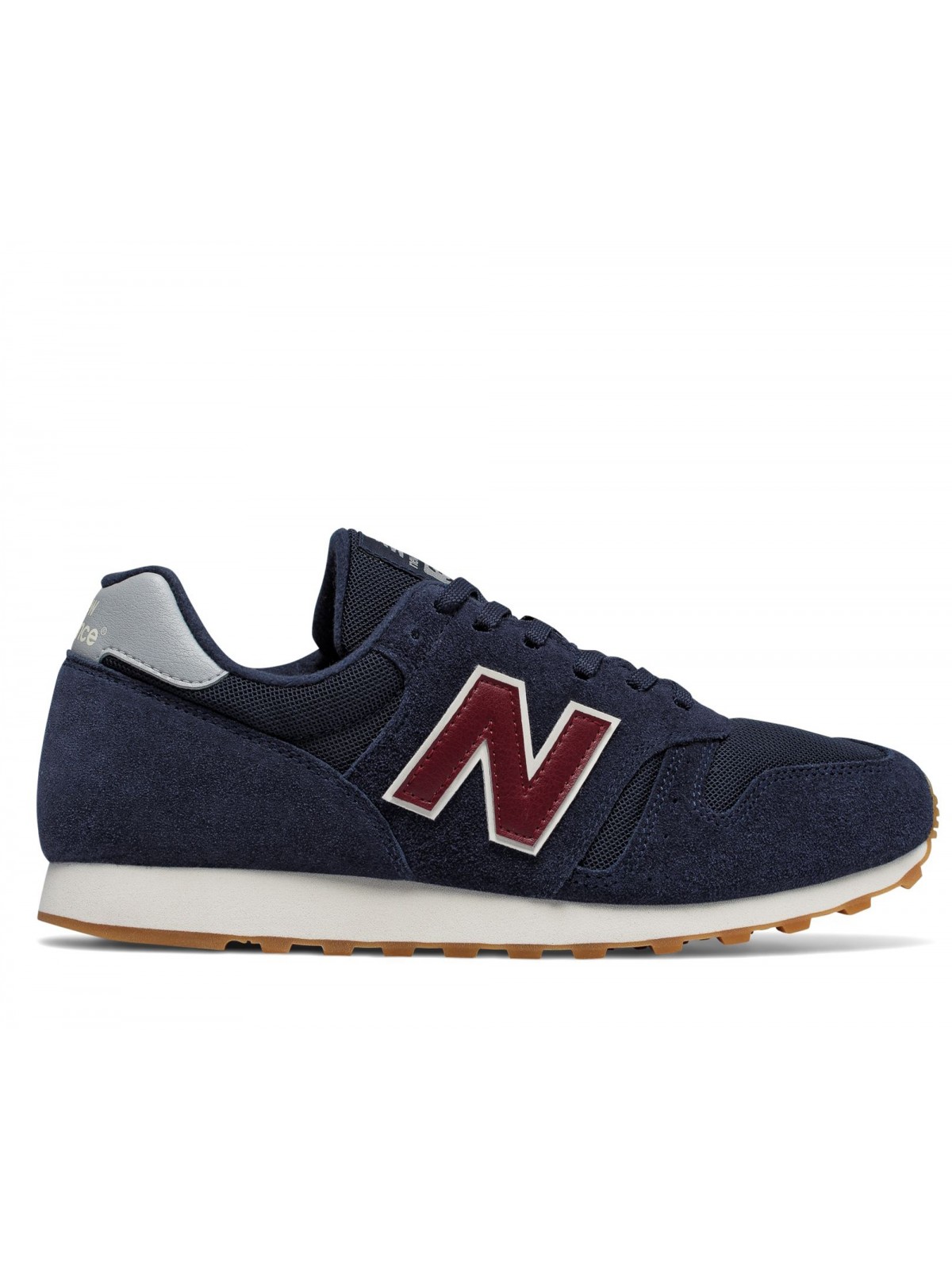 New Balance 373 nylon suède marine / bordeaux