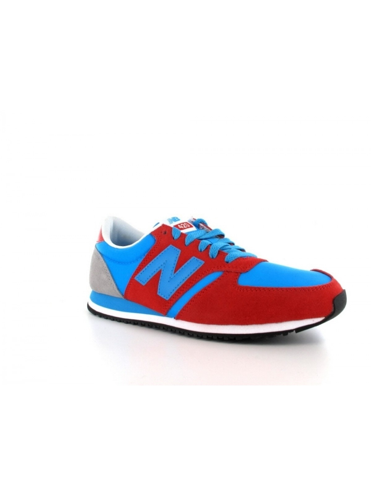 New Balance U420 nylon suède rouge / blue