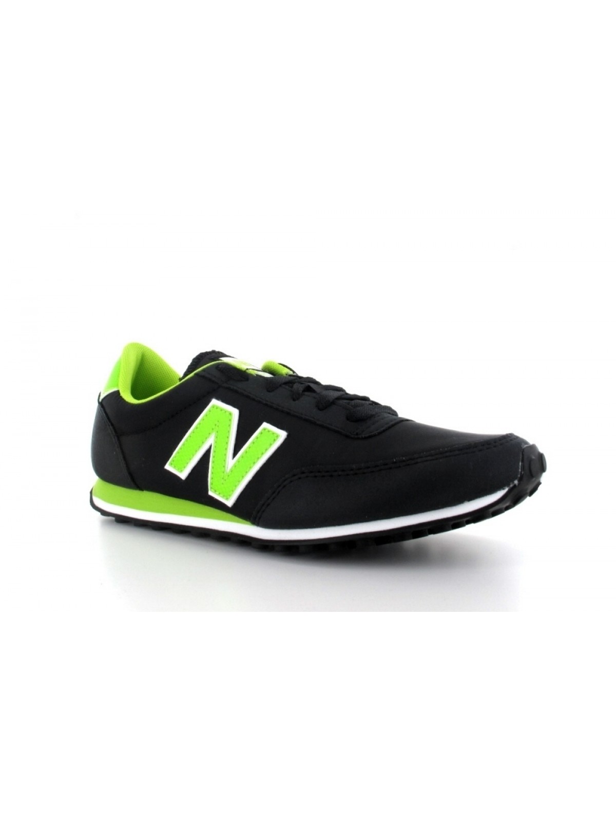 New Balance U410 nylon noir / pistache