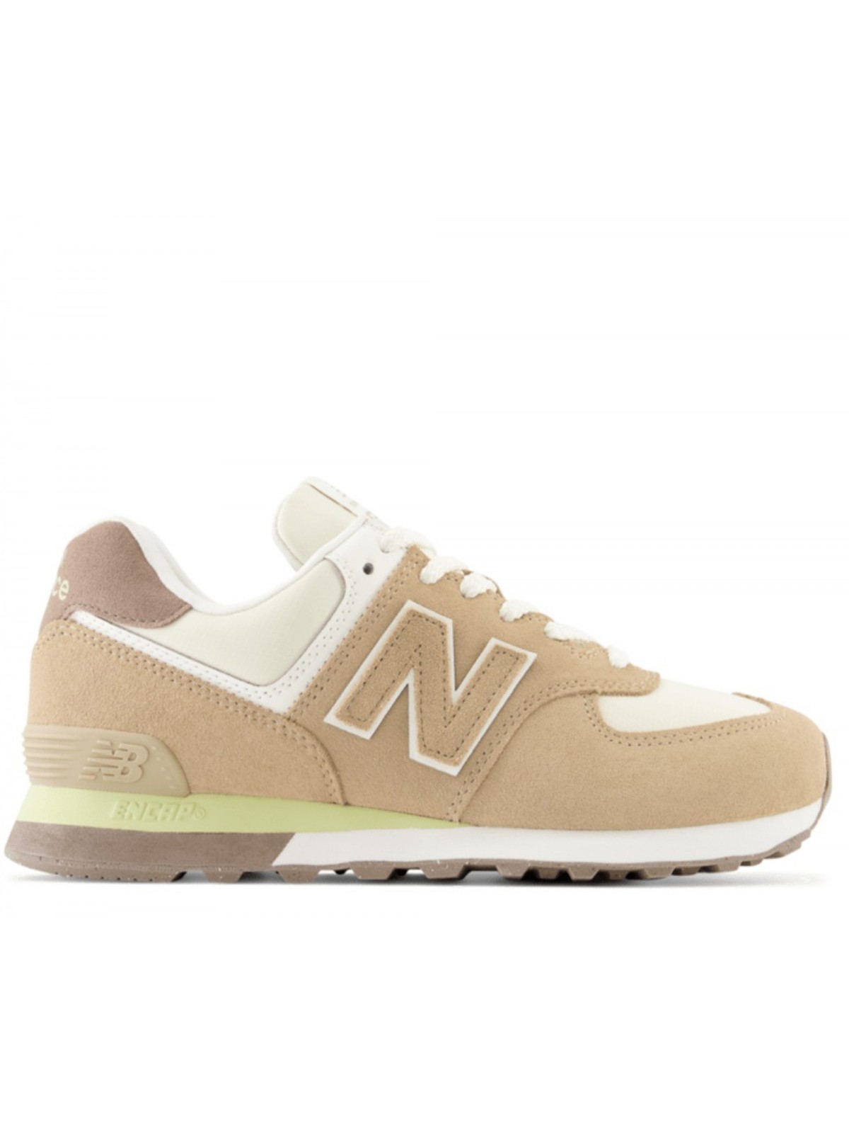 New Balance U574 suede gris beige bone