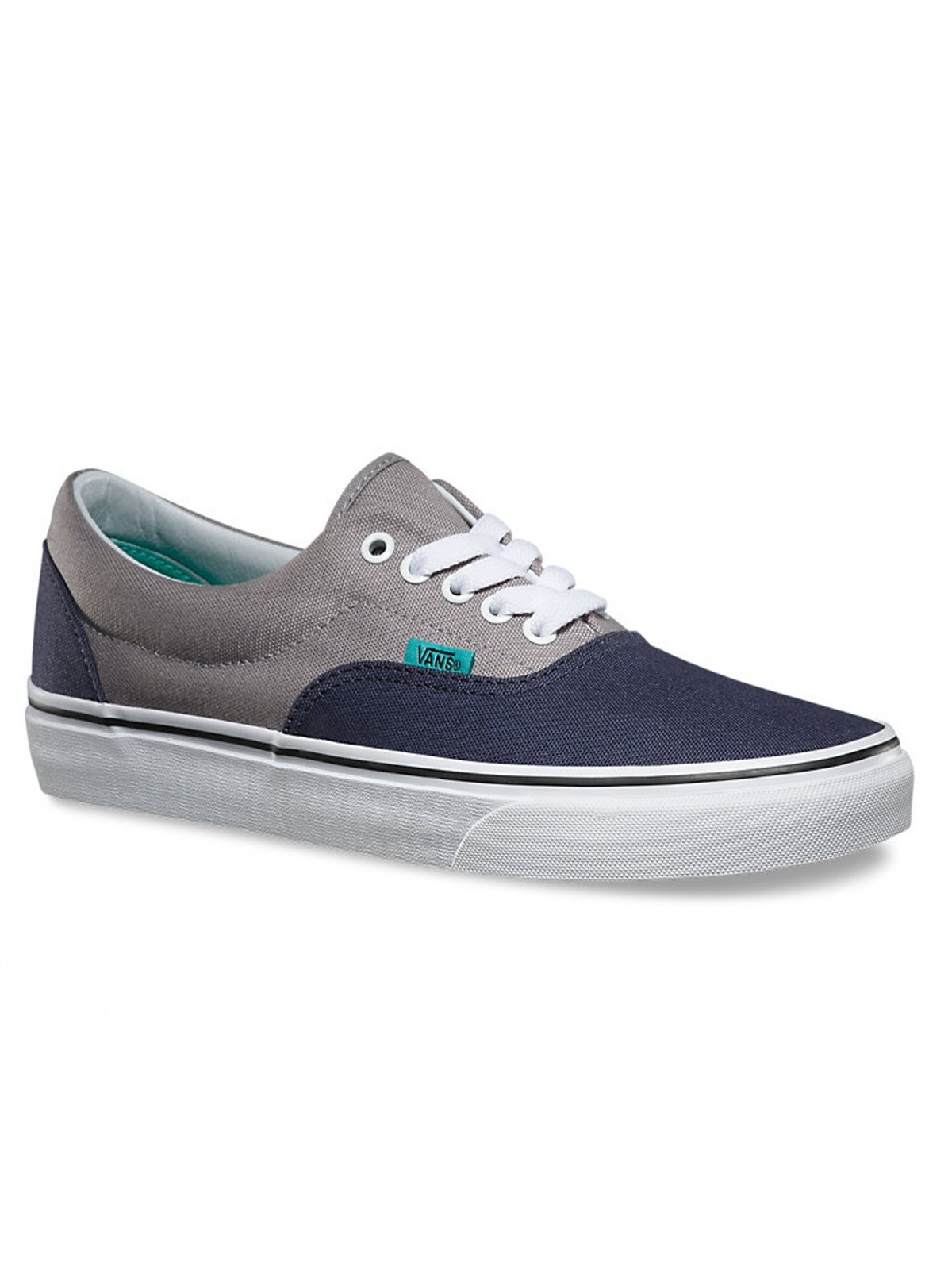 vans grise et bleu