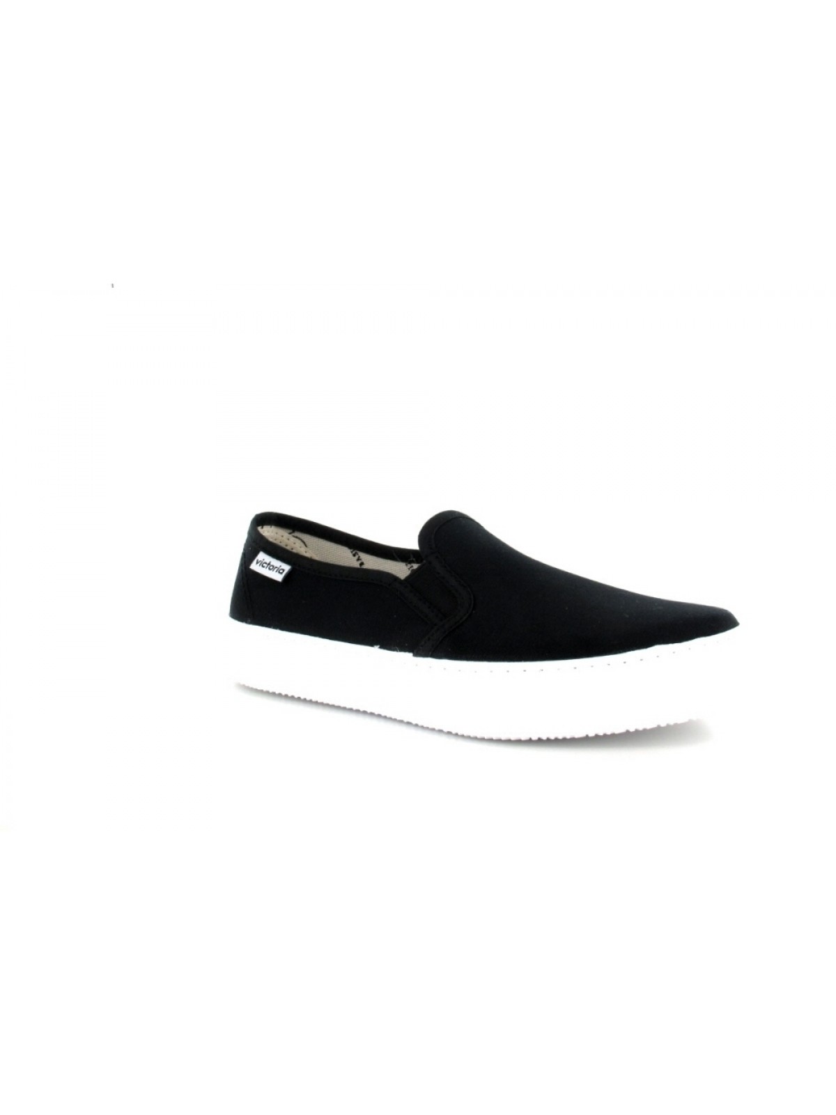 Victoria Z  Slipon toile noir