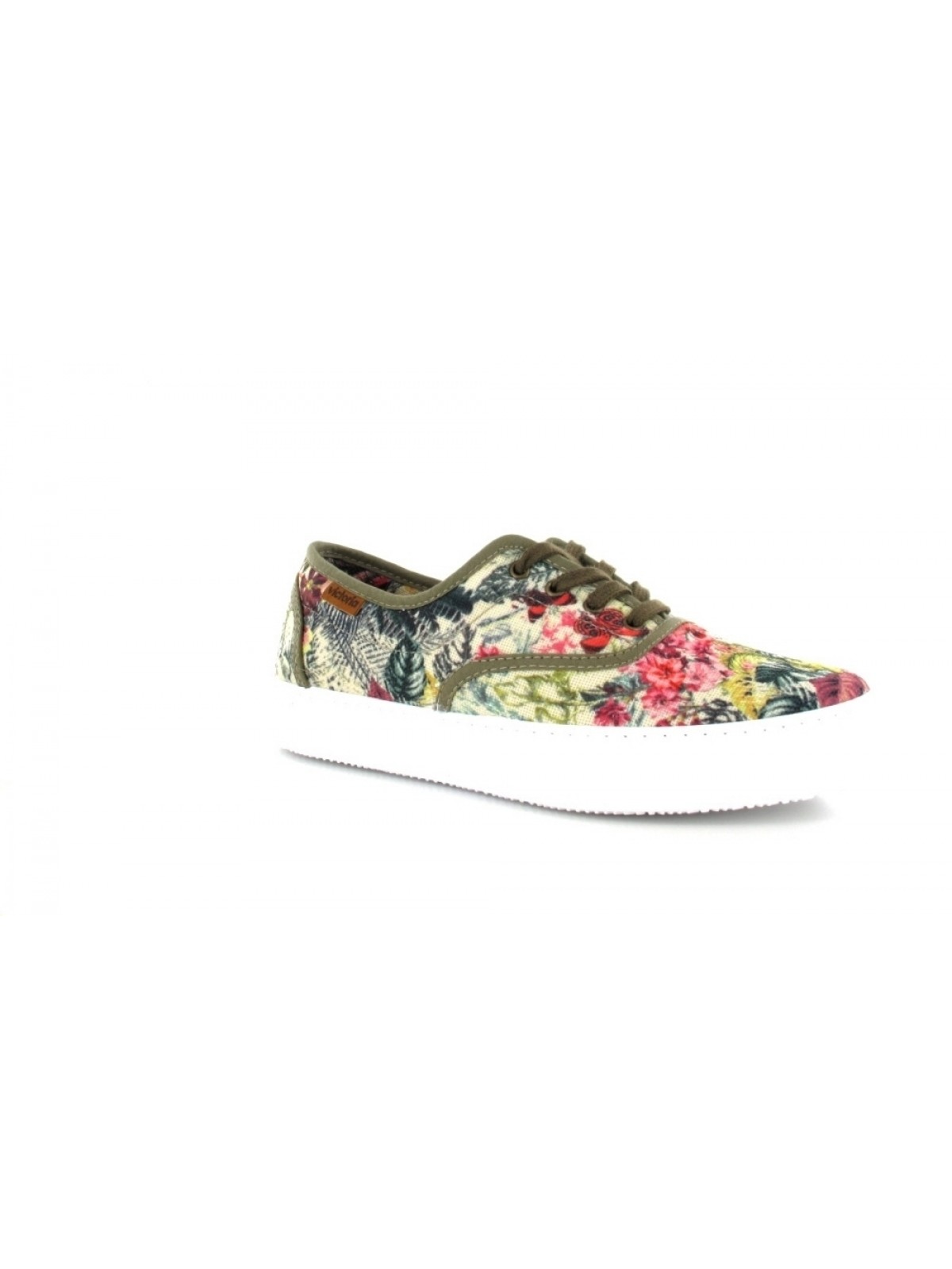 Victoria Z  Tennis floral kaki