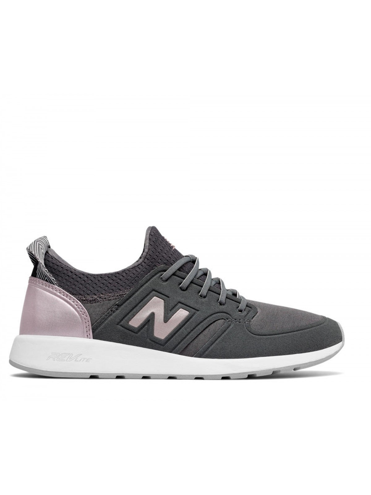 New Balance WRL420 suède gris / rose