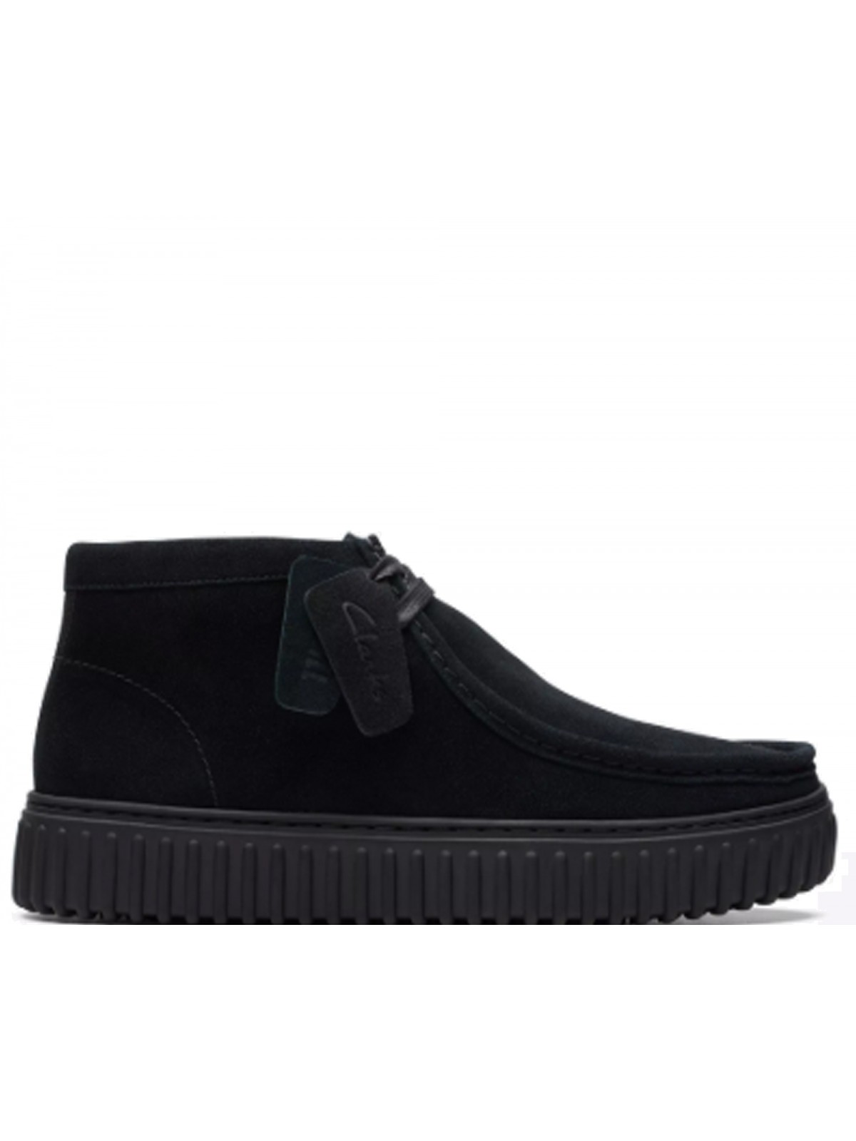 Clarks Torhill hi suède noir