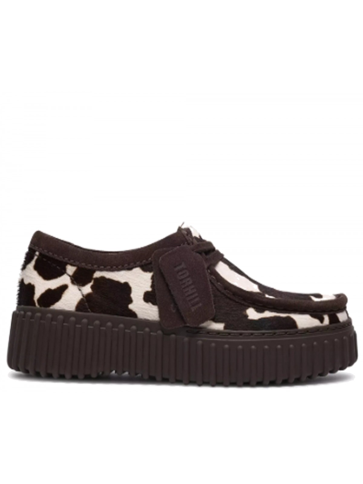 Clarks Torhill bee cuir cow print