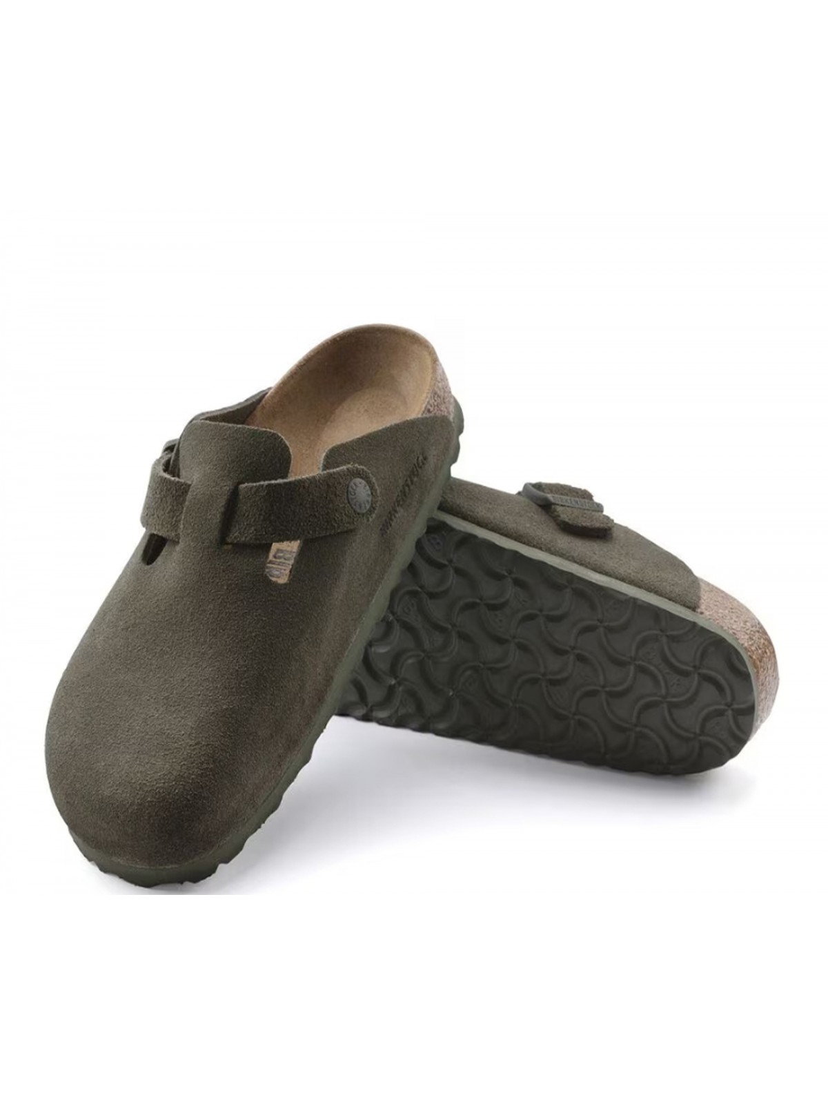 Birkenstock Boston suède thym