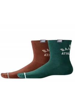 New Balance Lifestyle Midcalf Socks Athletic bouteille / chocolat